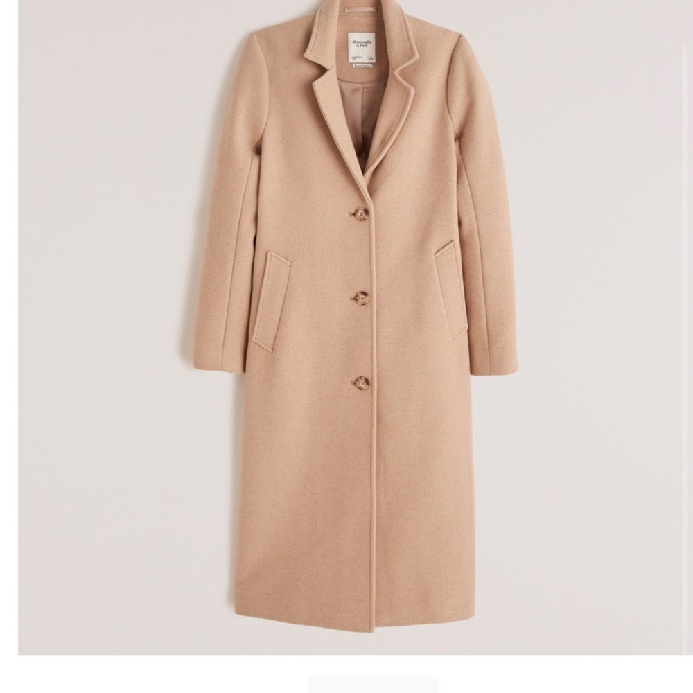 The A&F Dad Coat - S Tall - Calf Length